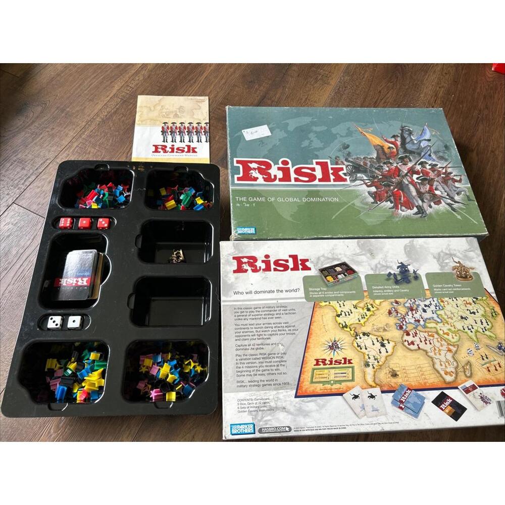 Risk Board Game The Game Of Global Domination Parker Brothers MISSING ARMY UNITS